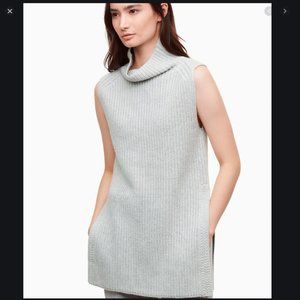 Aritzia Wilfred Durandal Sweater Tank - Cream/Tan